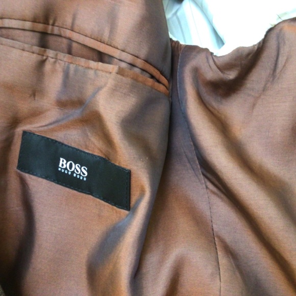 HUGO BOSS PLAID SPORT JACKET Super 120 wool 40R very good condition - Picture 6 of 9